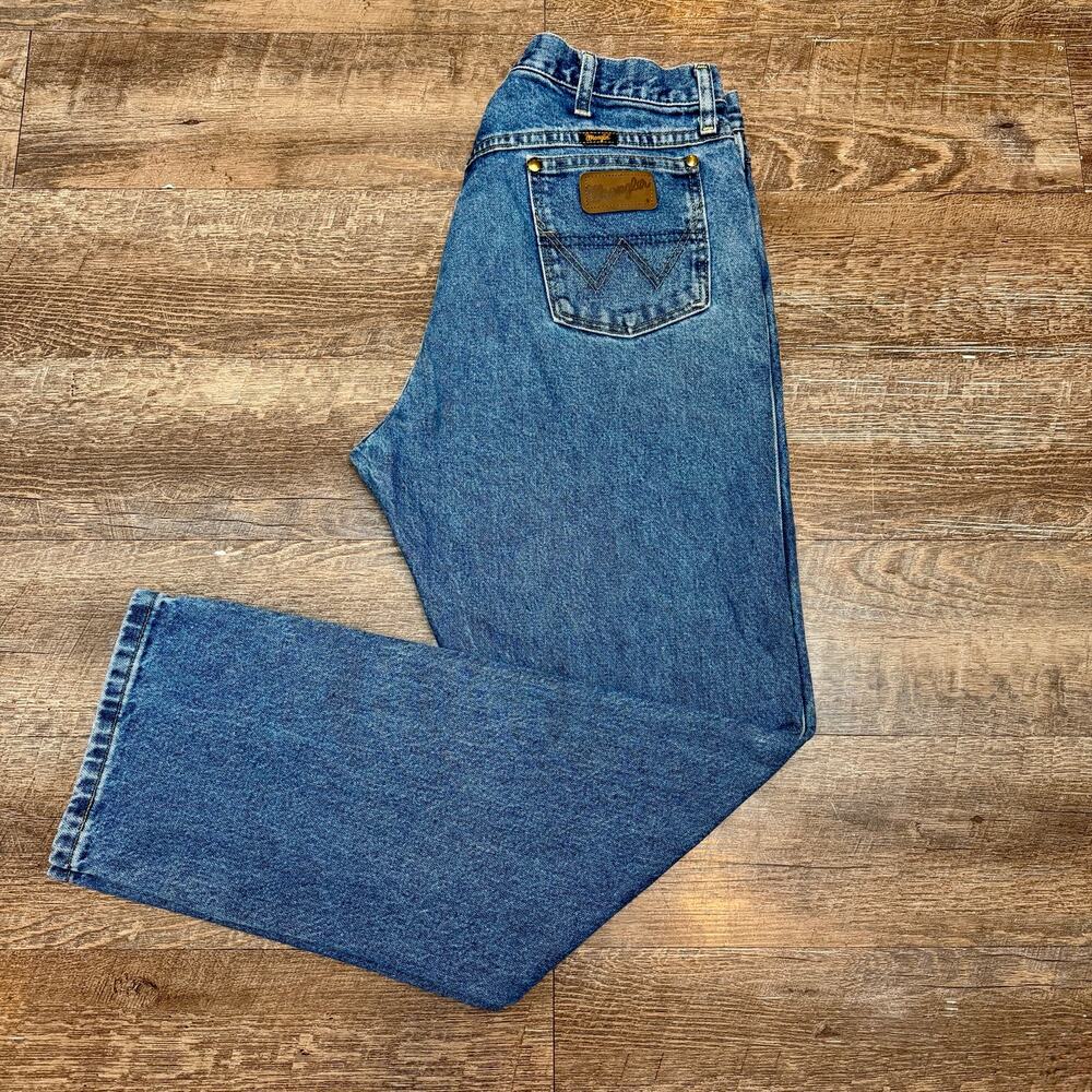 Wrangler George Strait Collection Mens 38x32 Heavyweight Cotton Cowboy Cut Jeans